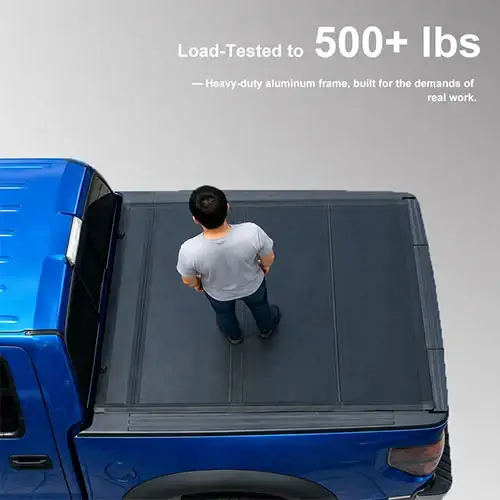 Low Profile Hard Quad-Fold Tonneau Cover for Honda Ridgeline