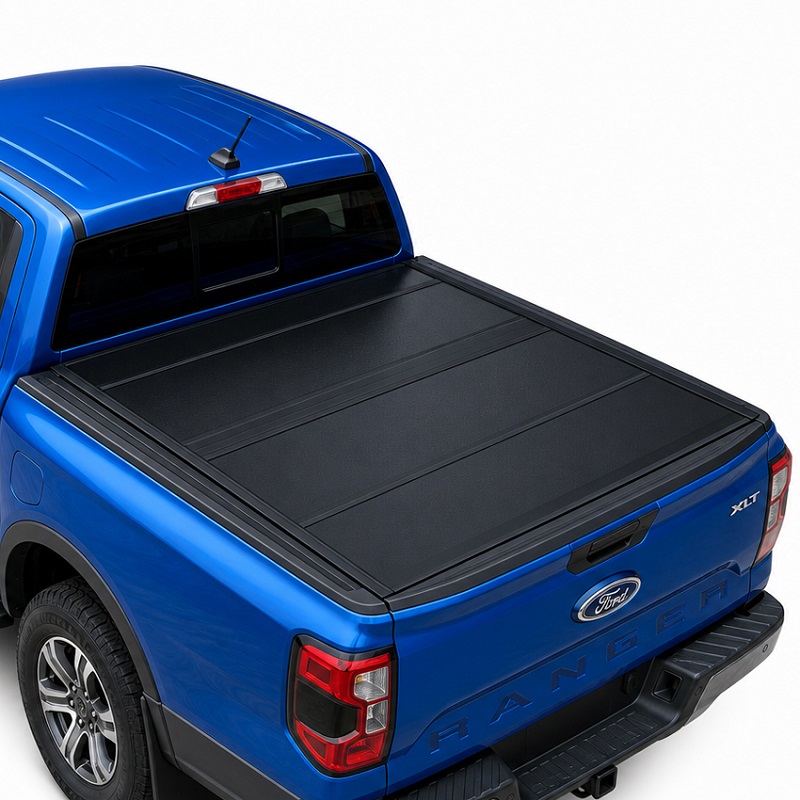 Nizkoprofilna trda štirikratna prevleka Tonneau za Ford Ranger