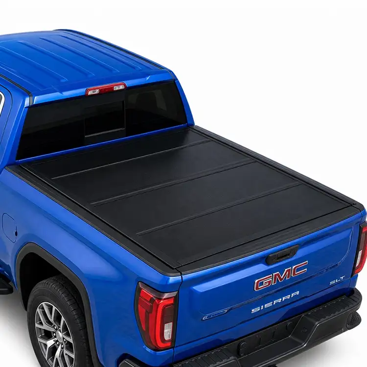 Nizkoprofilna trda štirikratna prevleka Tonneau za GMC Sierra