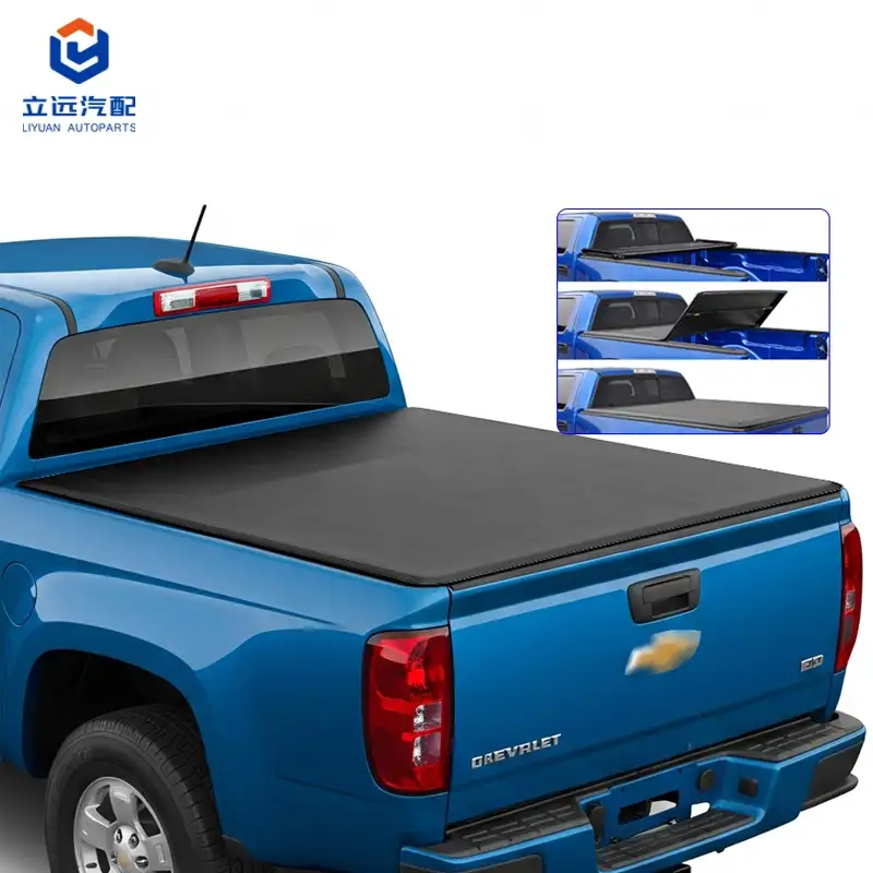 Tri-Fold Tonneau prevleka iz mehkega vinila za GMC Chevrolet